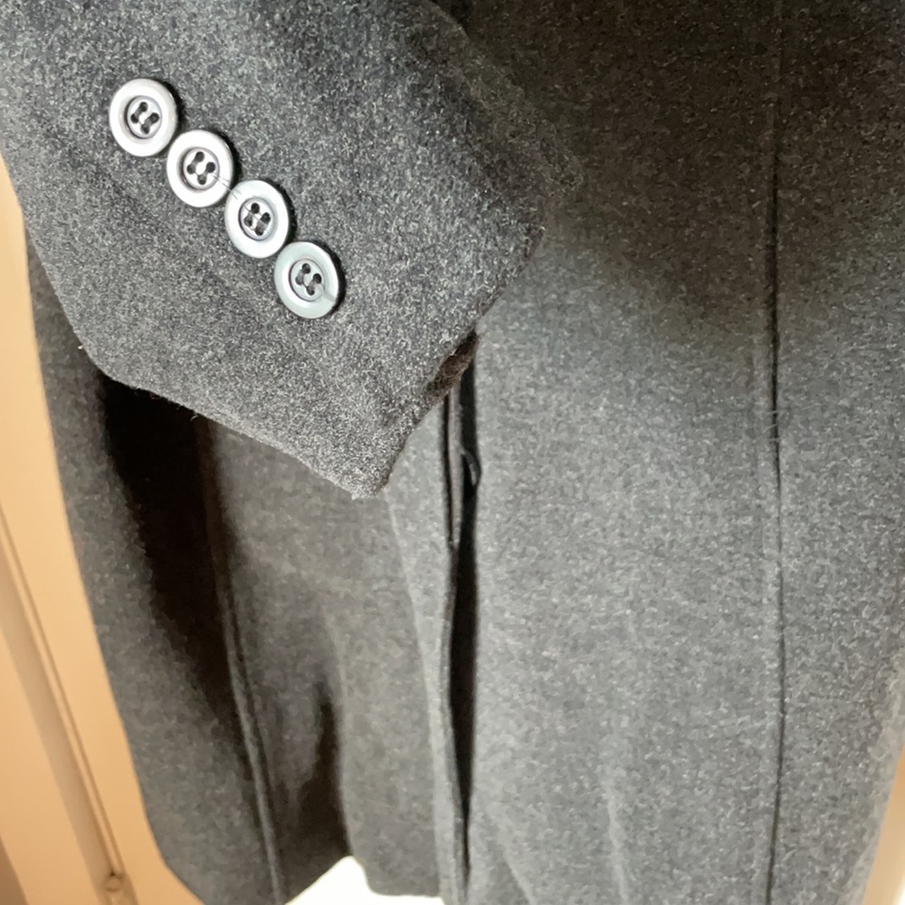 πHPπ DONNYBROOK Vintage Style Faux Fur Trimmed Hooded Wool Blend Long CoatβοΈ - Picture 10 of 14